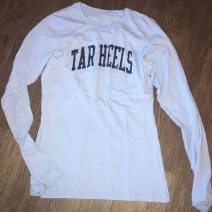 Carolina blue Tar Heels long sleeve tee
